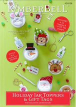 Holiday Jar Toppers & Gift Tags Embroidery CD KD5128