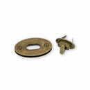 Large Classic Turn Lock Antique STS234A