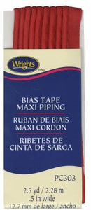 Maxi Corded Piping Red 117303065