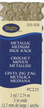 Medium Rick Rack Metallic Antique Gold - 117225928