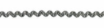 Medium Rick Rack Metallic Silver 117225070