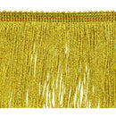Metallic Chainette Fringe Trim 4" Gold IR6911GL