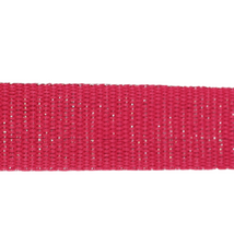 1 1/4" Metallic Webbing-Hot Pink/Silver 114-30-073