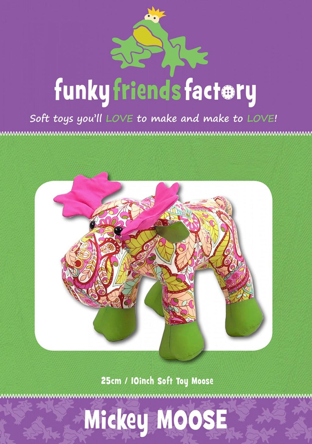  Funky Friends Factory Melody Memory Bear Sewing Pattern : Arts,  Crafts & Sewing