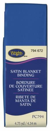 Wrights Satin Blanket Binding 4.75yd Blue 
