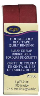 Double Fold Quilt Binding Ox Blood - 1177062303