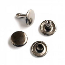 Rivet Set Gunmetal 24ct Medium