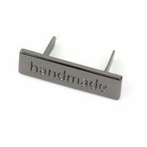 Serif Handmade Labels Gunmetal STS214B