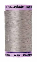 Silk-Finish Ash Mist50wt 500M Solid Cotton Thread