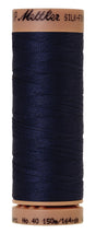 Silk-Finish Navy 40wt 150M Solid Cotton Thread