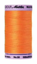 Silk-Finish Pumpkin50wt 500M Solid Cotton Thread