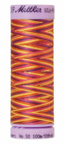 Silk-Finish Smiley Mix 50wt 100M Variegated Cotton Thread