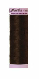 Silk-Finish Very Dark Brown 50wt 150M Solid Cotton Thread