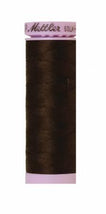 Silk-Finish Very Dark Brown 50wt 150M Solid Cotton Thread