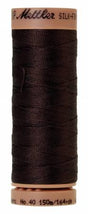 Silk-Finish Very Dark Brown 40wt 150M Solid Cotton Thread