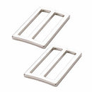 Slider Widemouth 1-1/2in Nickel Set of Two HAR15SLNTWO