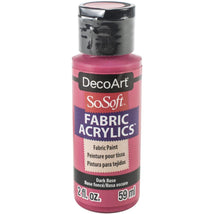 SoSoft Fabric Acrylic Paint 2oz Dark Rose DSS2OZ-94