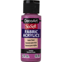 SoSoft Fabric Acrylic Paint 2oz Fuchsia DSS2OZ-52