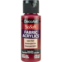 SoSoft Fabric Acrylic Paint 2oz Santa Red DSS2OZ-77