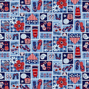 Star Spangled Beach-Chambray 7479-11