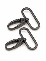 Swivel Hook 1-1/2in Black Metal Set of Two HAR15SWBMTWO