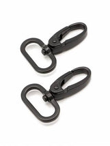 Swivel Hook 1in Black Metal Set of Two HAR1SWBMTWO