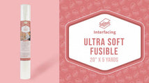 Ultra Soft Fusible Cut-Away 3.2 oz 20" Wide Stabilizer BLC204 - BLC204