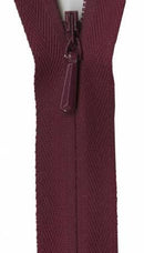 Unique Invisible Zipper 14" - Burgundy