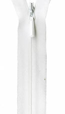 Unique Invisible Zipper 9" - White
