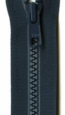 Vislon 1-Way Separating Zipper 16in Navy VSP16-560