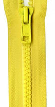 Vislon 1-Way Separating Zipper 24in Lemon VSP24-504