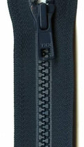 Vislon 1-Way Separating Zipper 24in Navy VSP24-560
