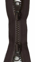 Vislon 2-Way Separating Zipper 26" - Sable