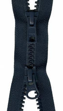 Vislon 2-Way Separating Zipper 30" - Navy