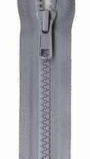Vislon Closed Bottom Zipper 7in Foggy Gray VCL07-S562