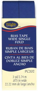 Wide Single Fold Bias Tape Yale- 117202078