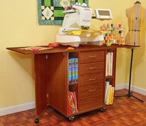 Wombat Teak Kangaroo Sewing Cabinet