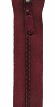 Ziplon Closed Bottom Zipper14" - Burgundy - 04-14527