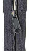 Ziplon Closed Bottom Zipper9" - Charcoal Gray - 04-09301