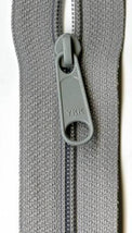 Ziplon Closed Bottom Zipper9" - Pearl Gray - 04-09133