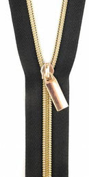 Zippers By The Yard Black Tape 3 yds