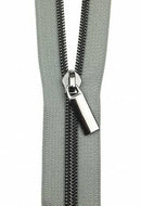Zippers By The Yard Grey Tape 3 yds