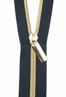 Zippers By The Yard Navy Tape 3 yds