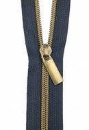 Zippers By The Yard Navy Tape 3 yds