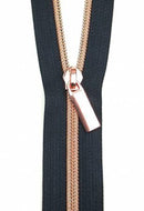 Zippers By The Yard Navy Tape 3 yds