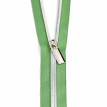 Zippers by The Yard-Magnolia/Nickel ZBY5C46