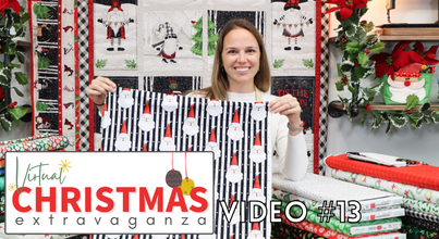 Virtual Christmas Extravaganza Video #13: Gnome-Antics Quilt, Christmas Magic, Glow & More!