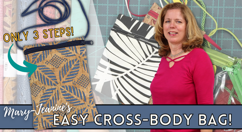 How To Make An EASY Cross Body Bag - In Only 3 Steps!