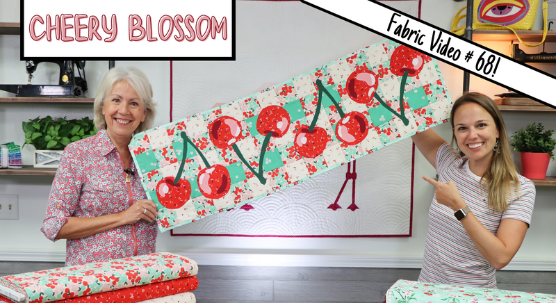 New Fabric Video #68! Cheery Blossom