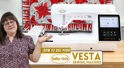 How To Use The BabyLock Vesta BLMVE Sewing & Embroidery Machine!